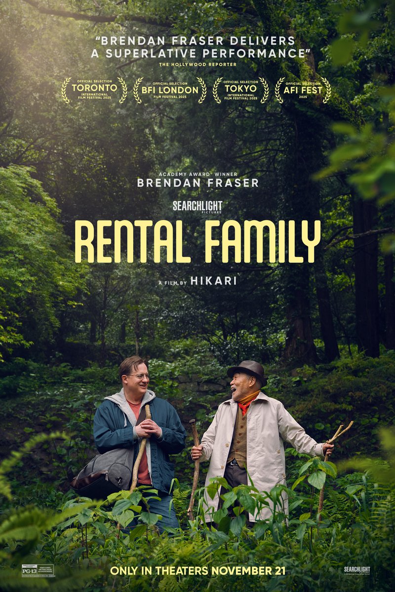Find the part you're meant to play. RENTAL FAMILY, a film by HIKARI starring Brendan Fraser. Only in theaters November 21st. #RentalFamily