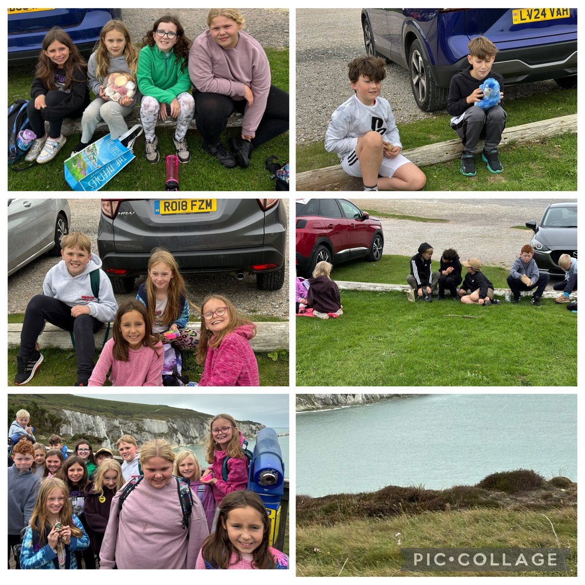Alum Bay this morning and now to the Donkey Sanctuary!#IOW2025