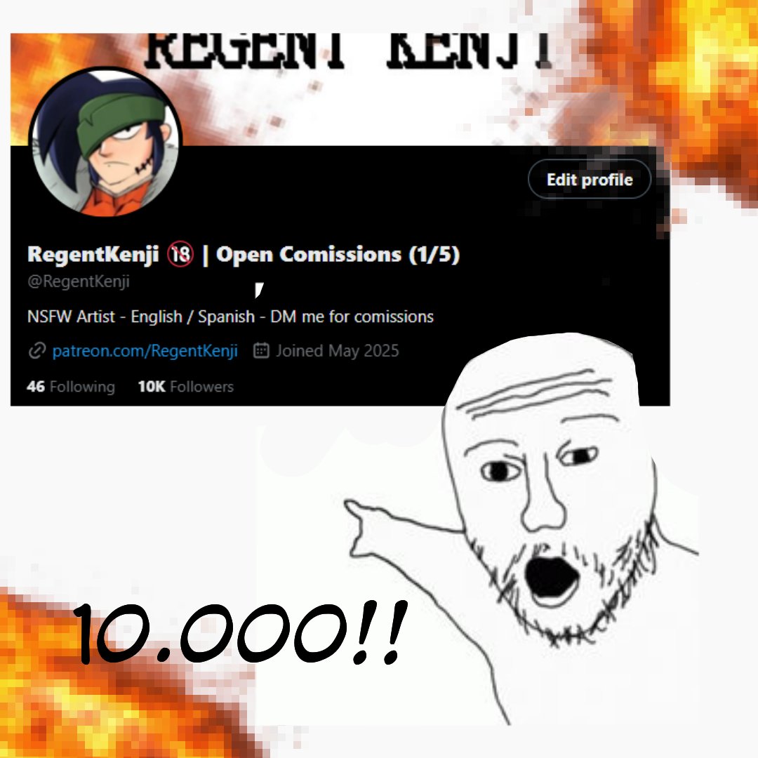 We made it to 10k! thank y'all guys, later on today im giving away the patreon subscriptions 👀