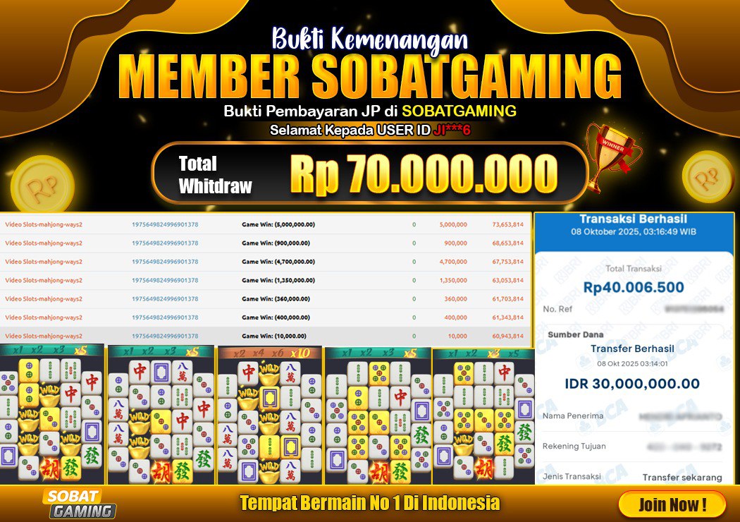 WD LAGI BOSKU, BURUAN COBA SEKARANG JUGA
MODAL RECEH JADI JUTAAN!!
LINK DAFTAR : heylink.me/sobathoki

EVENT MENARIK
╰┈➤ MAXWIN 1JT BONUS 2JT
╰┈➤ SCATTER PG SOFT
╰┈➤ SCATTER BONANZA
╰┈➤ SCATTER KOI GATE

DAFTARKAN AKUN HANYA DI SOBATGAMING

#sobatgaming #situsaman
