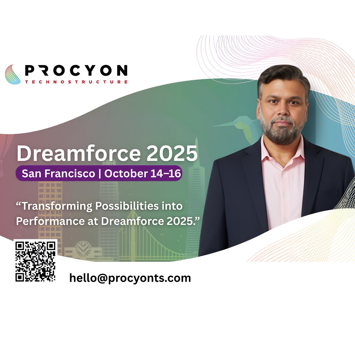 procyon_ts's tweet image. Heading to #Dreamforce2025 with Procyon Technostructure! 🚀Ready to explore the latest in AI, Cloud, and Digital Transformation and connect with innovators shaping the future of tech. 📷Apply :  blinq.me/8axRTbaNuUnQ 

#DF25 #ProcyonTechnostructure #DigitalTransformation #AI