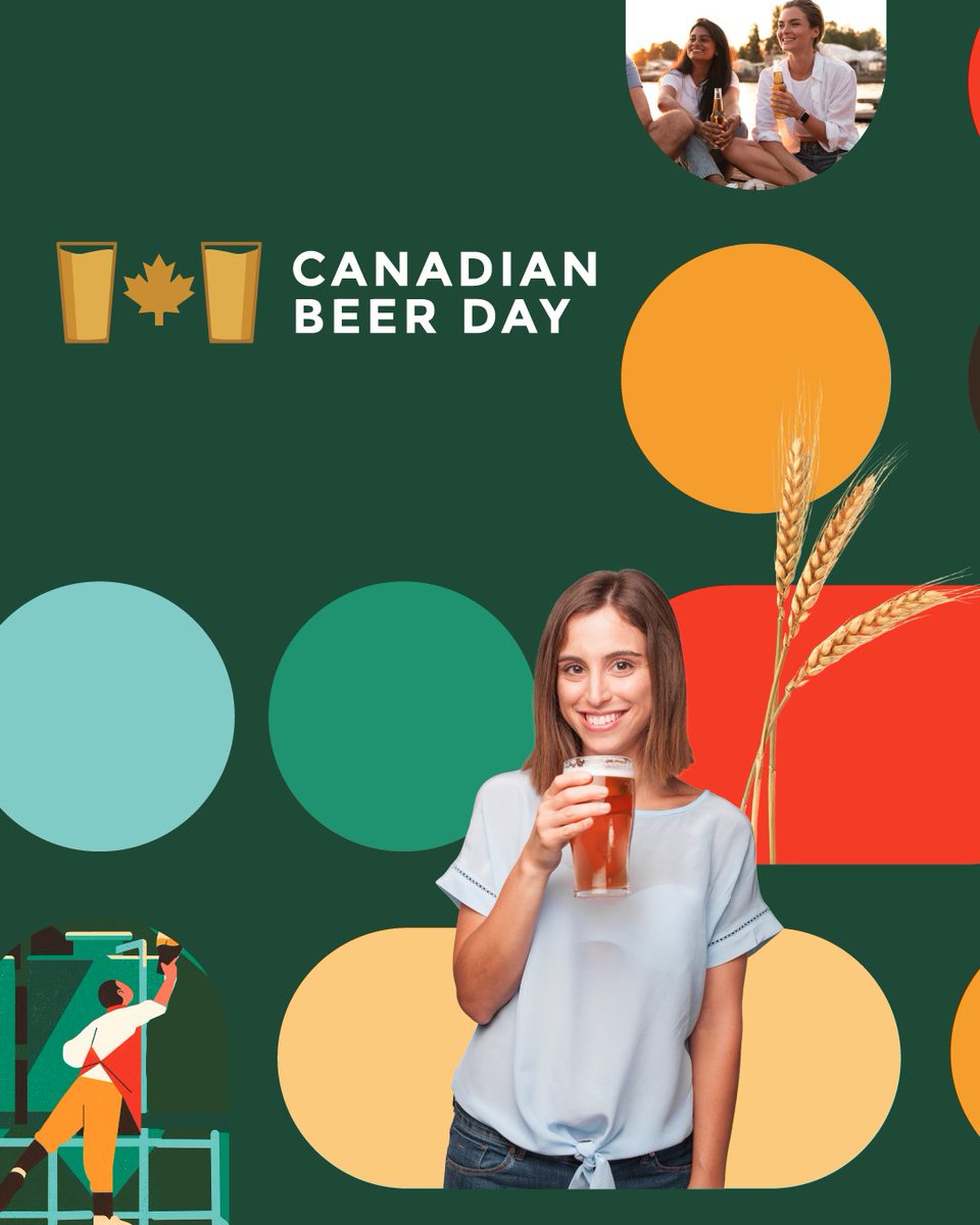 It’s here! Happy Canadian Beer Day. We are celebrating “A Beverage Like No Other” and the people who brew, deliver, serve, and enjoy Canadian beer from coast to coast. Cheers!  🍺🍁🍺