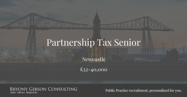 Hiring! Partnership Tax Senior, £32-40,000 - #Newcastle. paiger.link/1737402667