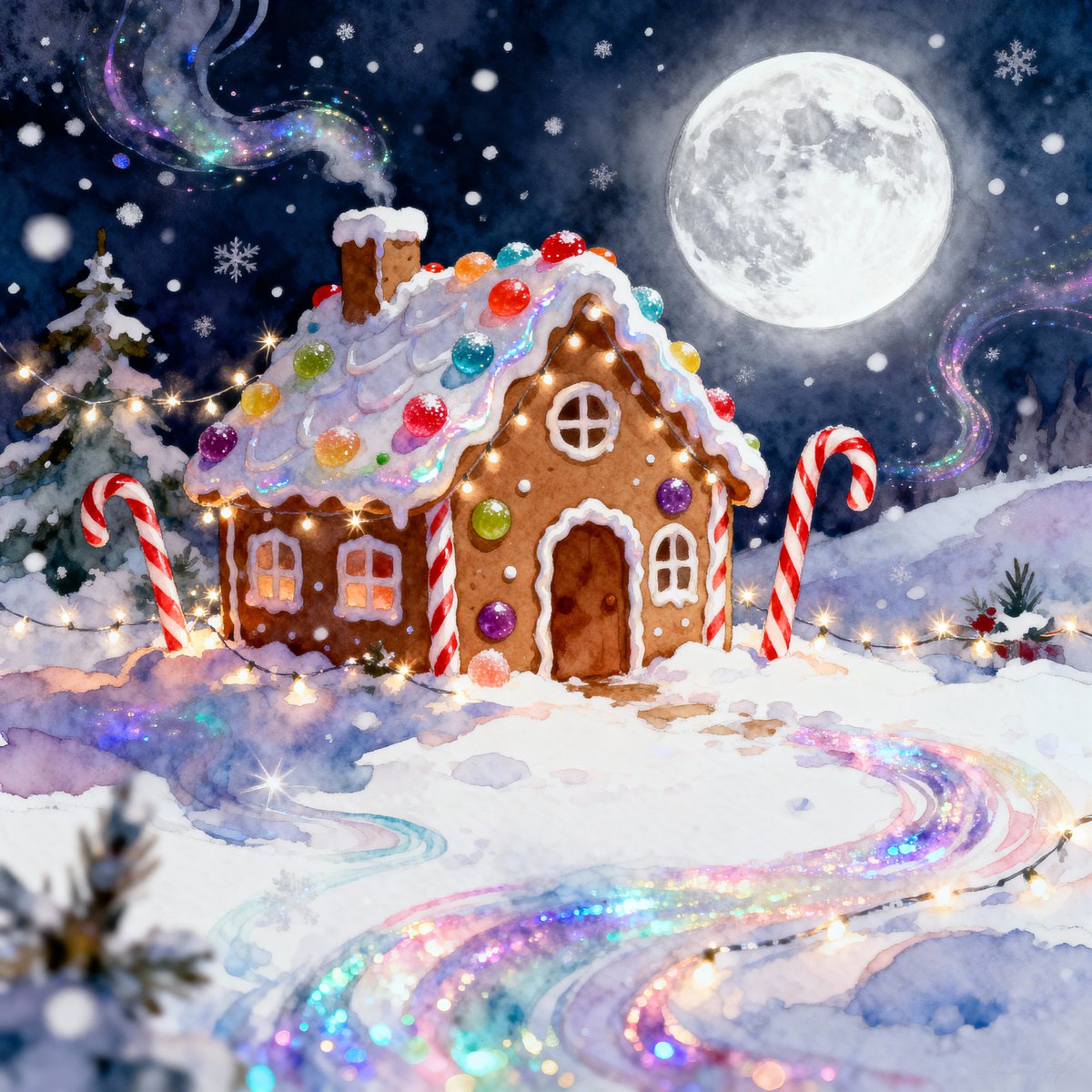 funchristmasday's tweet image. Gingerbread House Magical Christmas Wonderland – Cozy Holiday Scene 🎁 Turn this artwork into the perfect Christmas gift! Available as cards, mugs, cushions, wall art, and more on Redbubble 🎄 👉 redbubble.com/shop/ap/174824…
#funchristmasday