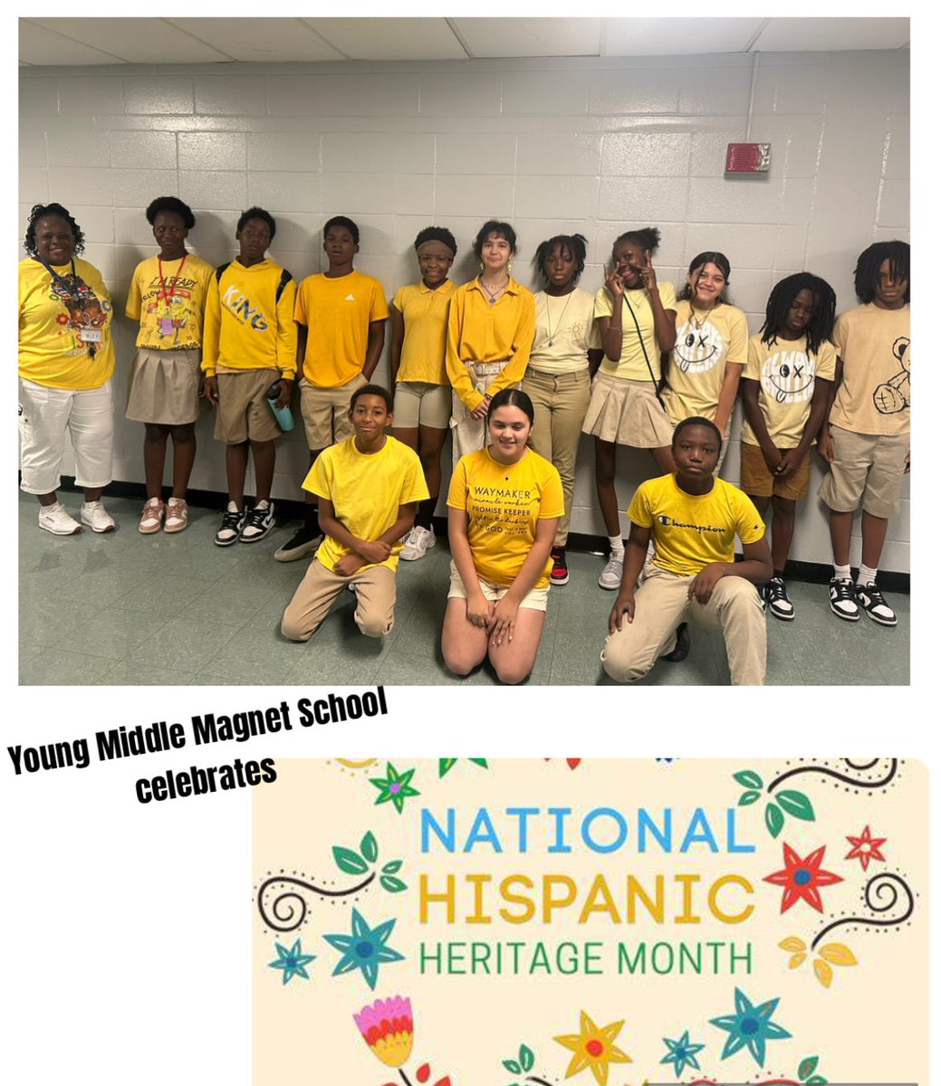 Young Middle Magnet School (@youngmiddlehcps) on Twitter photo During National Latin & Hispanic Heritage Month, we celebrate the rich cultures, traditions, and achievements of Hispanic and Latino communities. Join us in recognizing the heritage, history, and stories that inspire and unite us. #HispanicHeritageMonth  #CulturalPride During National Latin & Hispanic Heritage Month, we celebrate the rich cultures, traditions, and achievements of Hispanic and Latino communities. Join us in recognizing the heritage, history, and stories that inspire and unite us. #HispanicHeritageMonth  #CulturalPride