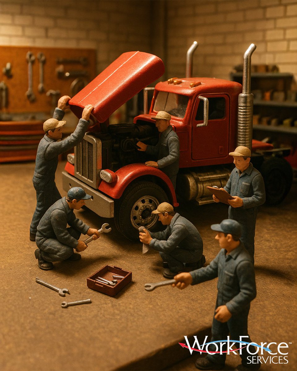 wfservicesinc's tweet image. Mini mechanics. Major repairs. 🧰
Keeping fleets running one tiny wrench at a time!
#WFServices #MechanicHumor #KeepAmericaMoving