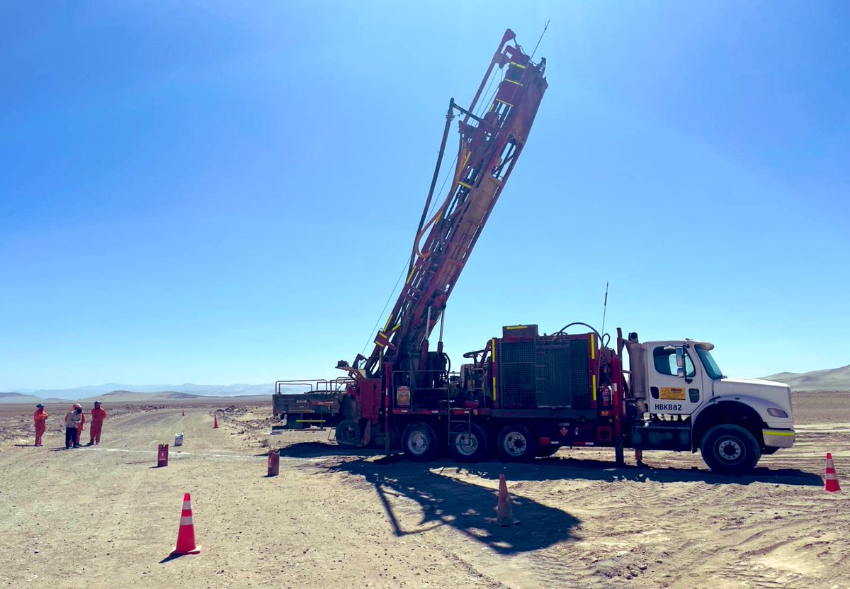 $FTZ $FTZFF Siting the RC rig at the Buen Retiro copper project, Chile. A remarkable 95% hit rate in Fitzroy’s exploration drilling. 
It’s a huge copper system. 
Go Fitzroy! Go copper!