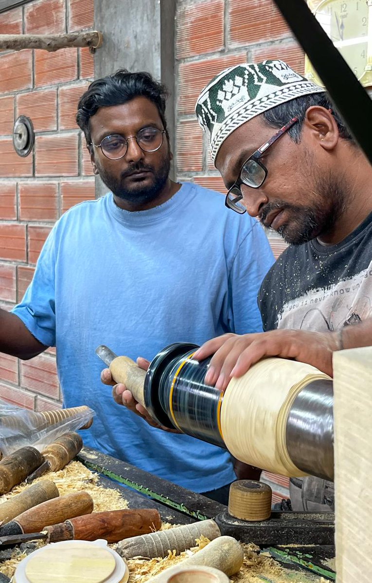 NID_India's tweet photo. #NIDBengaluru #IGNCA #ChannapatnaArtisans #CraftAndDesign #NIDAhmedabad #NationalInstituteofDesign https://t.co/yH6Na59mQ9