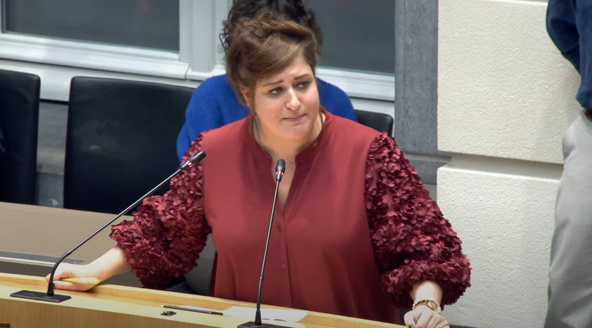 "Uw plan zou inzetten op preventie, begeleiding en samenwerking. Maar wat zien we? Leerkrachten en hulpverleners die roepen in de woestijn, politie die handen tekortkomt, en jongeren die zonder perspectief rechtstreeks de criminaliteit worden ingeduwd." <a href="/A_Blancquaert/">Adeline Blancquaert</a> #VlaParl