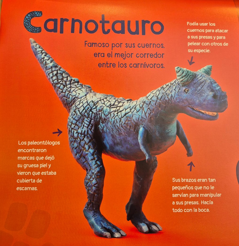 Hablando del Carnotaurus (el preferido de los paleontólogos)...