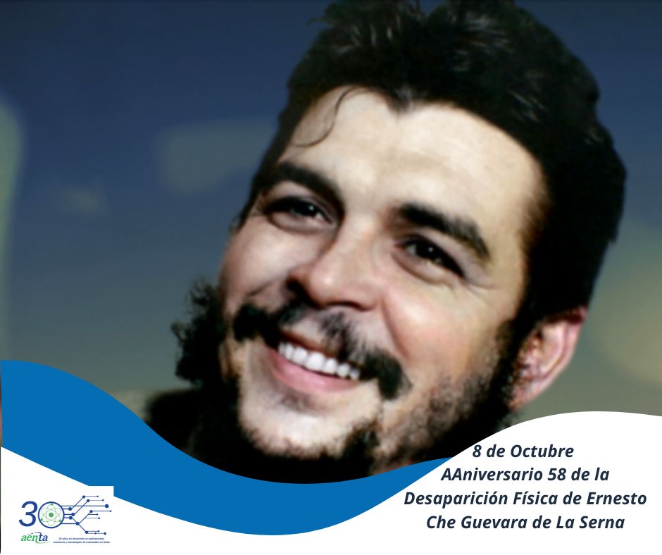 Hoy te recordamos como cada año. Por ese espíritu de valentía y humanidad por querer luchar siempre por una América Latina libre.
"Si avanzo sígueme, si me detengo empujame, si retrocedo mátame"
"Es mejor morir de pie, que morir de rodillas"
  Che Guevara 
 
#AENTA #CitmaCuba