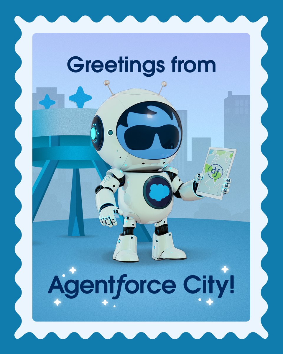 salesforce's tweet image. A city where every agent is constantly working?

Yeah, we built that. 

Visit Agentforce City at #DF25: sforce.co/42uC6mo