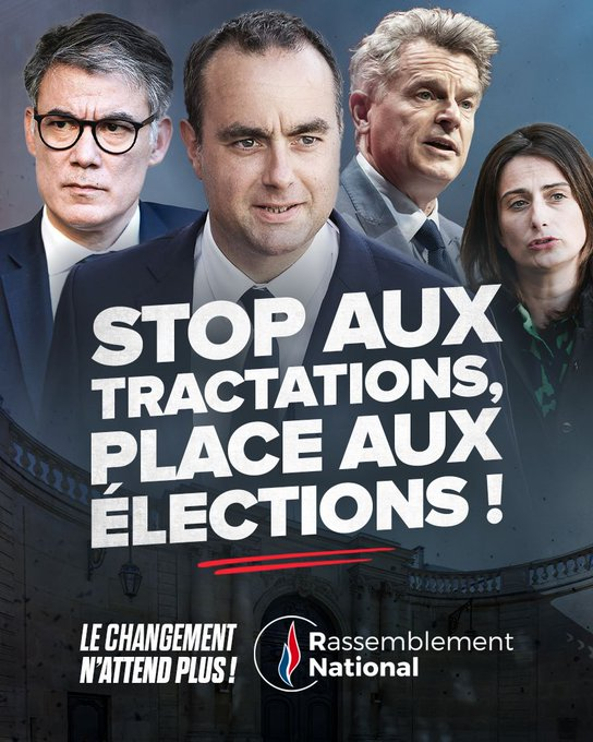 Je suis d'accord avec cet affiche du RN et vous ? 🇫🇷

Une seule solution #Dissolution 🦾 

#TousAvecLeRN
