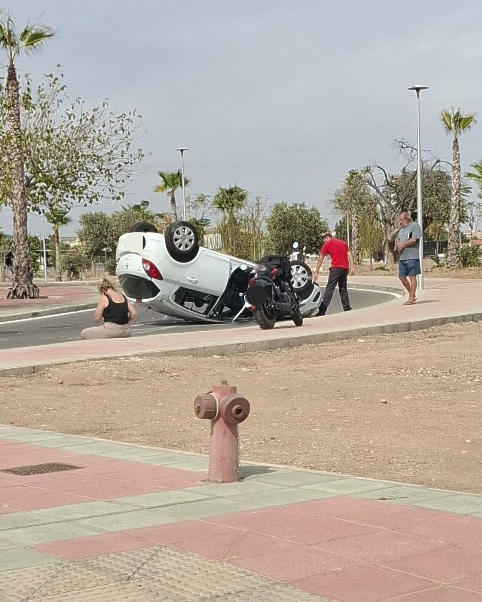 cartaginense51's tweet image. Accidente en Ronda del Cantón
#Cartagena #España