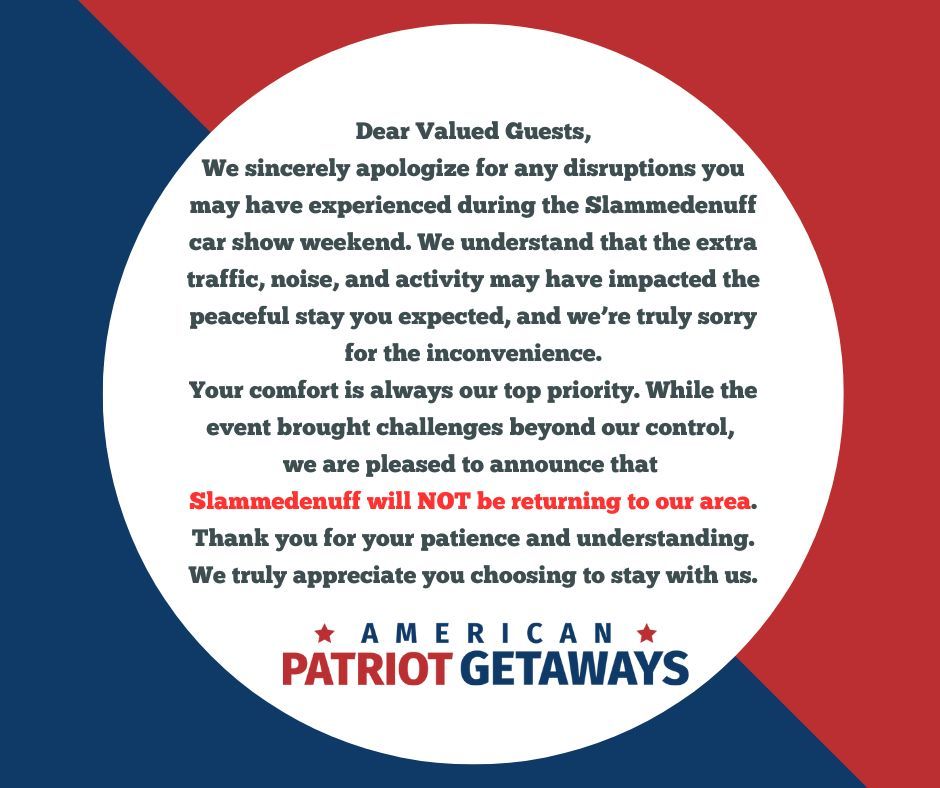 PatriotGetaways.com (@patriotcabins) on Twitter photo 