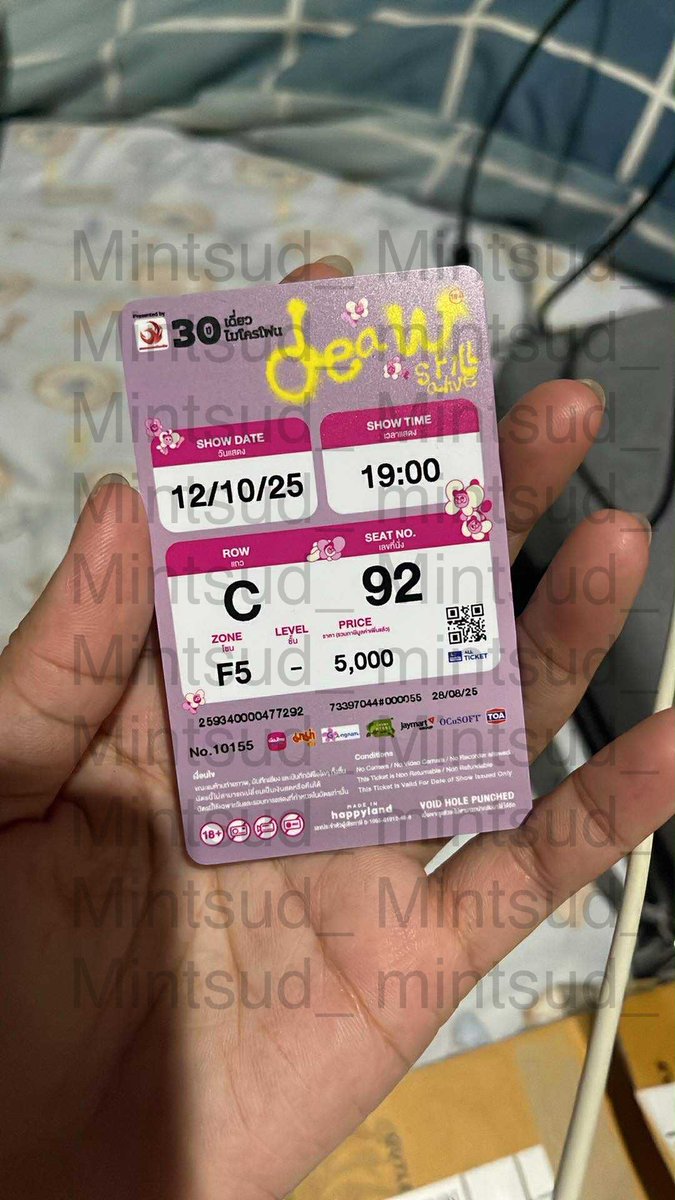 mintsud_'s tweet photo. @usedbyami มีf5 ค่ะ แต่มีแค่ใบเดียววว นัดรับได้ค่ะ 5,500🥺 https://t.co/CyXS3SOdi9