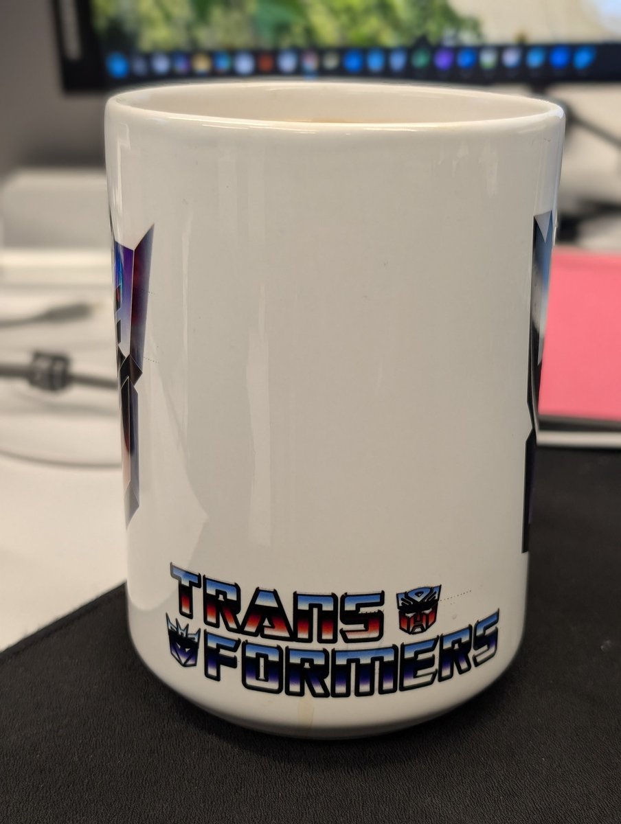 Got tired of the mugs at work being too small, so decided to make my own. Now the world is right