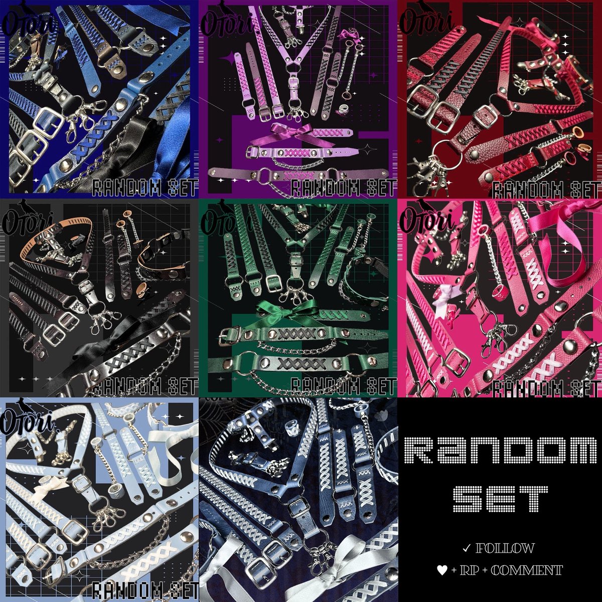 Otori_craft's tweet photo. 🎮🕹️🌈

ℝ𝕒𝕟𝕕𝕠𝕞 𝕤𝕖𝕥 ´- 

━━━━━━━━━━━━━

抽選で1名様へプレゼント

【応募方法】
Follow / RP / 希望色[リプor引用]

〆切：10/12

▼追記に詳細有 https://t.co/JVqni8Yjnb