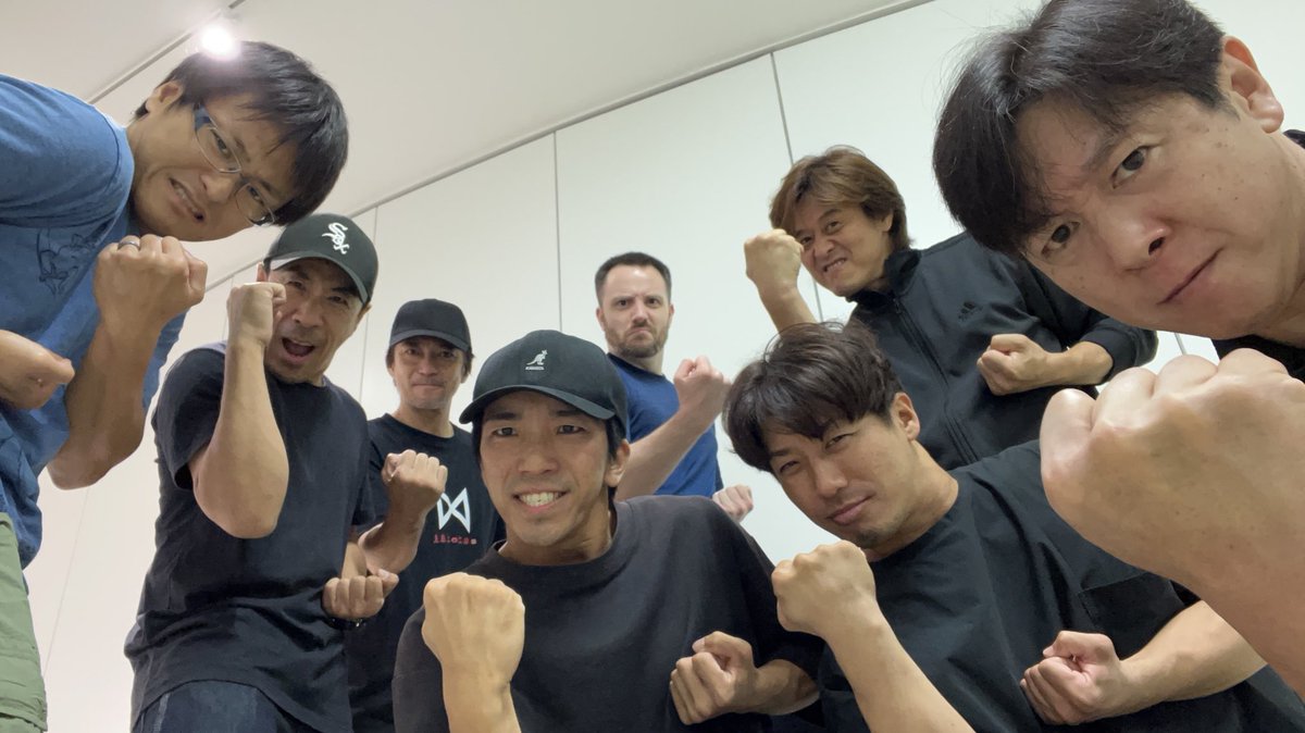 2025年10月7日（火）
#活劇座☀️今日も #モーションキャプチャー ２現場
想像力にブレーキをかけるな⚡️
※敬称略
#モーキャプアクター #和田圭市 #北野淳
#アクションコーディネイター #古賀亘
#ワイヤーコーディネイター #松上順也
ヘッドリガー #八尾宗徳
リガー #夛田将秀 #濱谷和樹 #TomConstantine