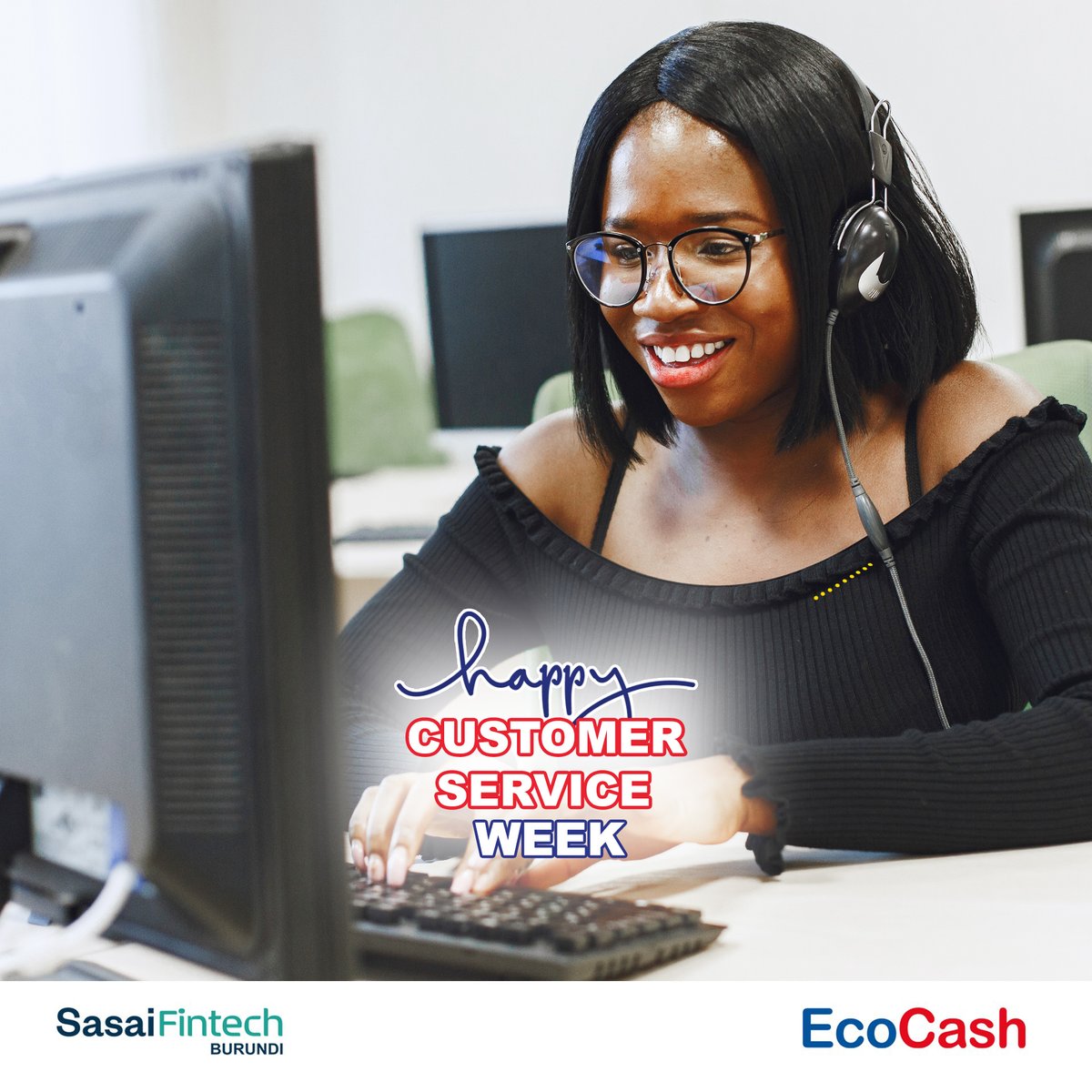 EcoCashbi's tweet image. 🌟 Bonne #SemaineDuServiceClient ! 🌟 

Merci à nos clients 💙, agents, super agents et partenaires pour leur confiance et leur dévouement. Ensemble, faisons avancer le #Burundi vers un avenir plus connecté et sans espèces 💳🤝 

#EcoCashBi 
#TeamEcoCash