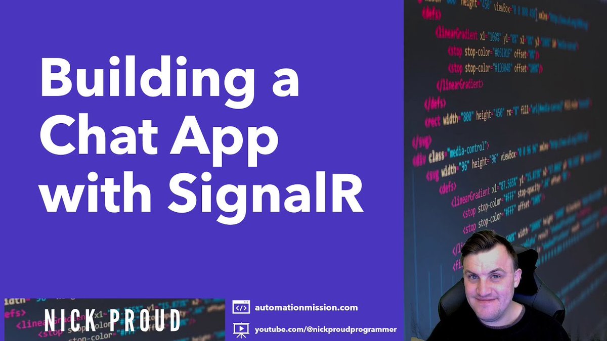 nickproud's tweet image. For #dotnet developers looking to get into real-time stacks, look no further than SignalR. Here's a simple chat room project example you can get your head around.
#csharp #softwaredevelopment #microsoft
zurl.co/ECnbx
