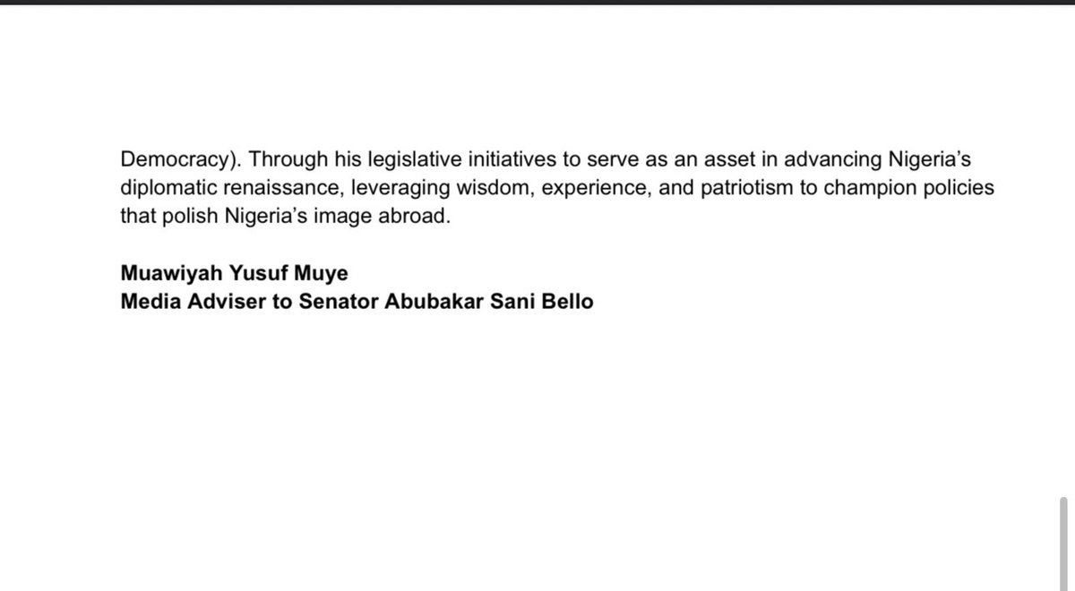 Sani Bello Media Office tweet media