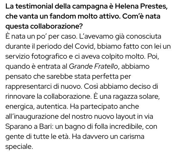 “abbiamo scommesso su helena prestes prima di tutti”✨✨✨✨✨

articolo per primadonna su chimagazine!!