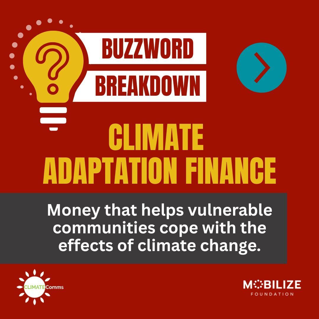 Mobilize_ZA's tweet image. Adaptation finance funds projects like flood barriers, drought-resistant crops, and early-warning systems. Its about preparing for impacts already happening: heatwaves, rising seas, and extreme weather.

🔎 Learn more: unfccc.int/topics/adaptat…

#CLimateAdaption #ClimateFinance