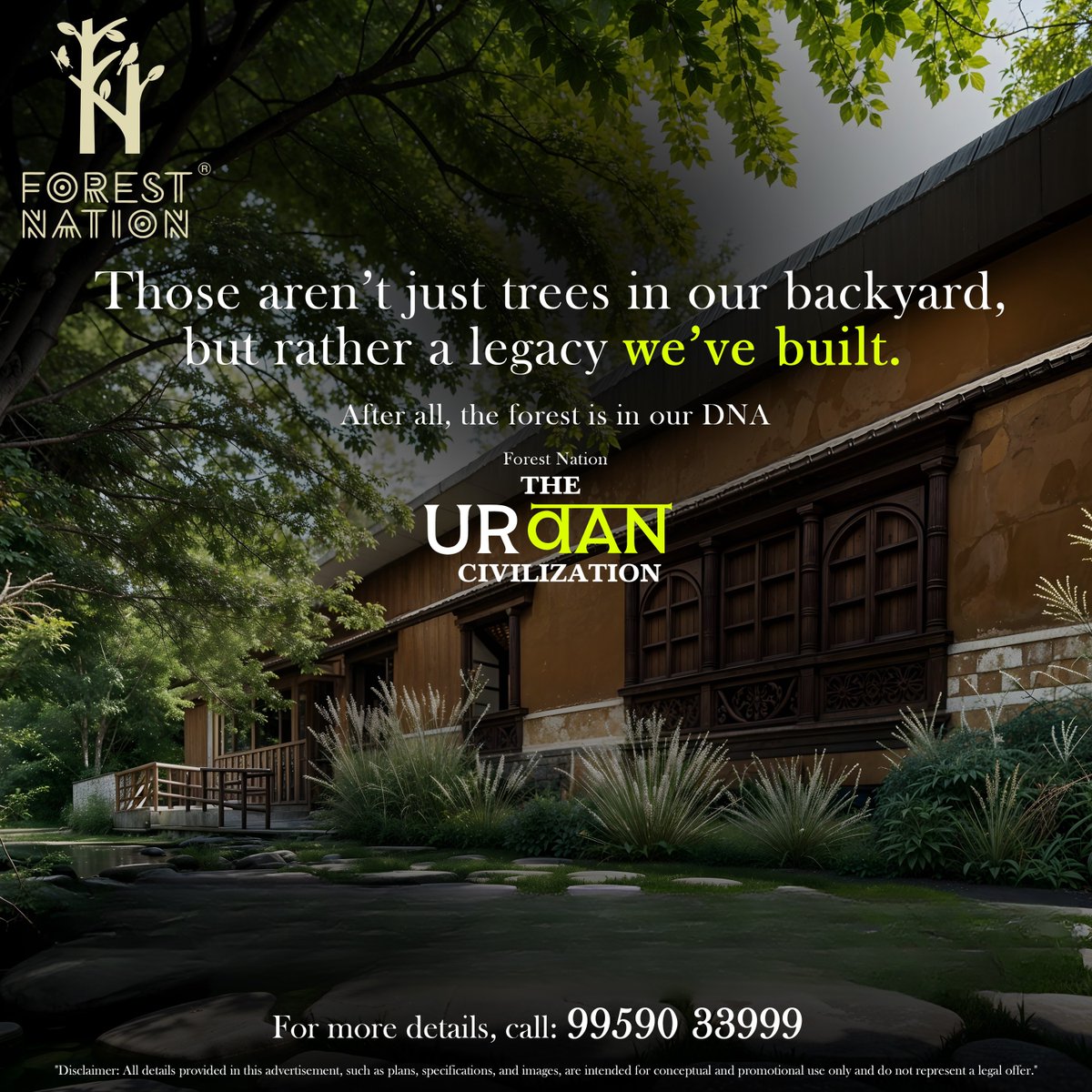 ForestNationHyd's tweet photo. ✨ Those aren’t just trees — they’re a legacy we’ve built 🌿.
At Forest Nation Villas near Hyderabad, The Urban Civilization redefines living in harmony with nature 🏡.
📞 99590 33999 |🌐 https://t.co/KvQtt4ayMw

#ForestNation #LuxuryVillasHyderabad #BioclimaticHomes #EcoFriendly https://t.co/b3UlHnz2gy