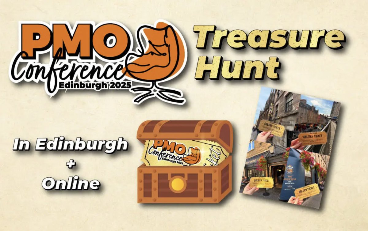 houseofpmo's tweet image. Hidden golden tickets on the House of PMO site! 

Find one for a free PMO Conference 2025 ticket or a surprise if you&apos;re already booked! 

Start your search: houseofpmo.com/blog/2025/09/1… 

#PMOConference #PMOLearn #PMO #Edinburgh2025 #PMOCommunity