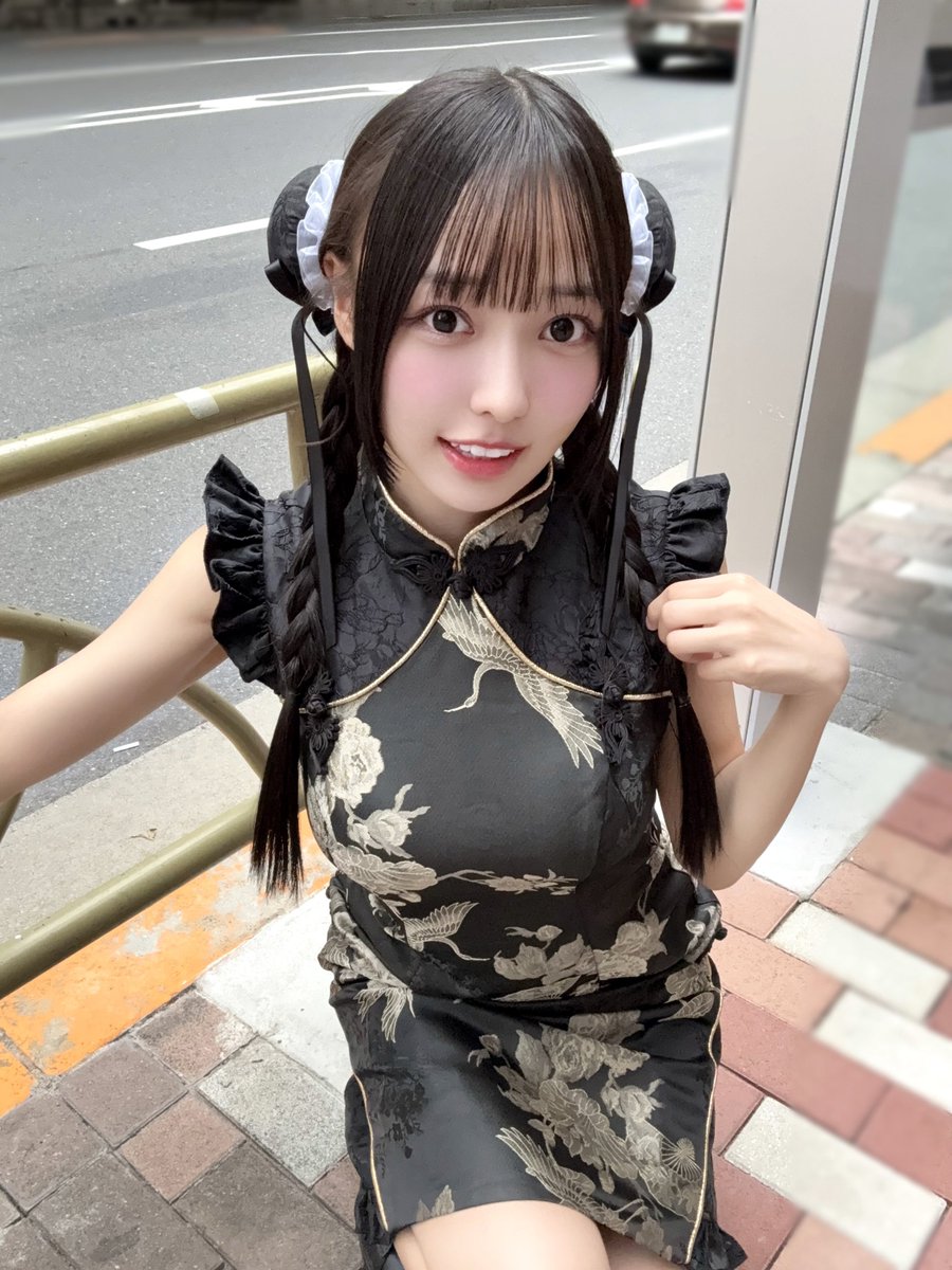 SUZUME_INWS's tweet image. チャイナ服だよ ❤︎