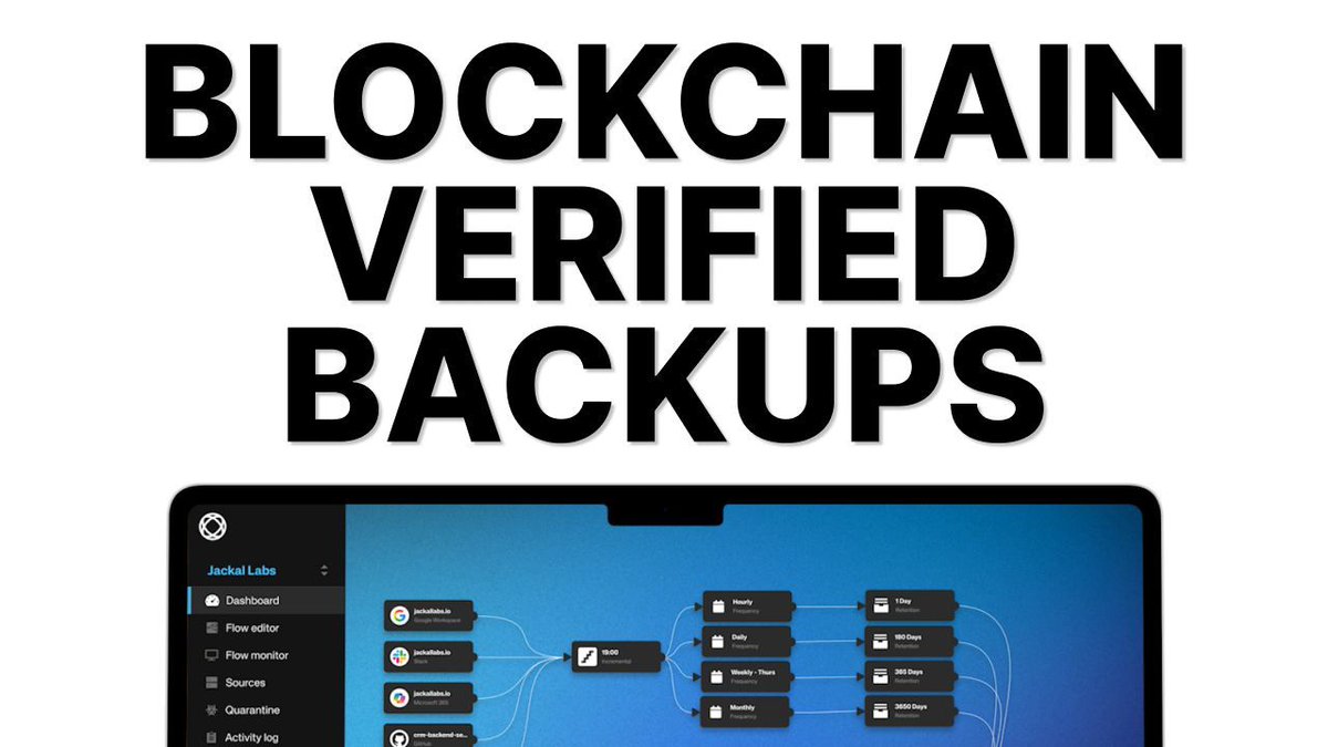 RespawnData's tweet image. Old way: Download backups. Run drills. Cross fingers.
New way: Onchain verification, every 12 hours.