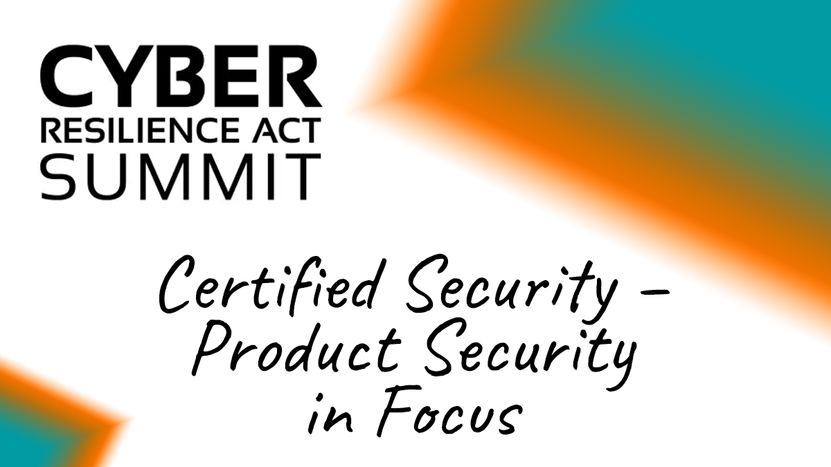WibuSystems (@wibusystems) on Twitter photo CRA compliance is not just about patching vulnerabilities โ itโs about building security into every product from day one.
Join us at the Cyber Resilience Act Summit 2025 where Stefan Bamberg, Director Sales and Key Account Management at Wibu-Systems, will share a blueprint for CRA compliance is not just about patching vulnerabilities โ itโs about building security into every product from day one.
Join us at the Cyber Resilience Act Summit 2025 where Stefan Bamberg, Director Sales and Key Account Management at Wibu-Systems, will share a blueprint for