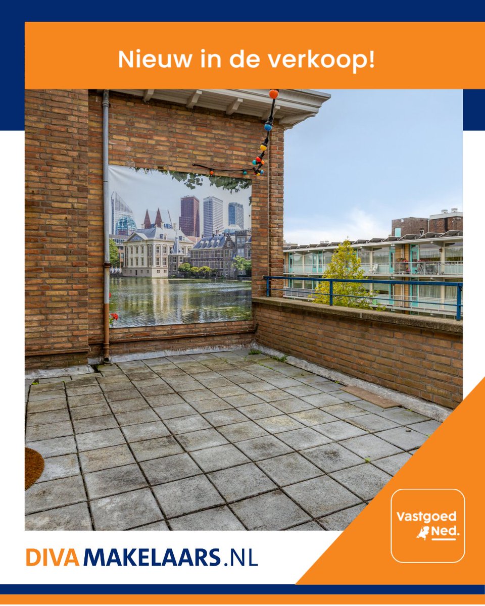 Haagswijknieuws's tweet image. #TeKoop👉Starters opgelet! Goed onderhouden TOP-etage met nette badkamer, fraai uitzicht over de skyline van Den Haag en een riant zonnig dakterras! 📍Medemblikstraat 70 #Leyenburg in #DenHaag 👉 Klik hier: bit.ly/48mpi5g voor meer informatie