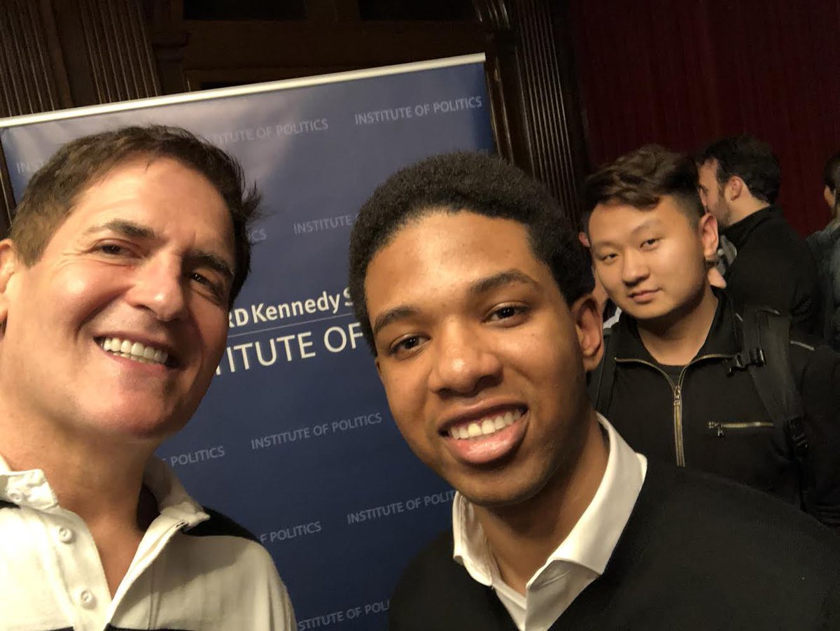 ArnaudHightower's tweet photo. I got this picture with Mark Cuban a few years ago at Harvard event🙂 https://t.co/cPyXUeiZmk