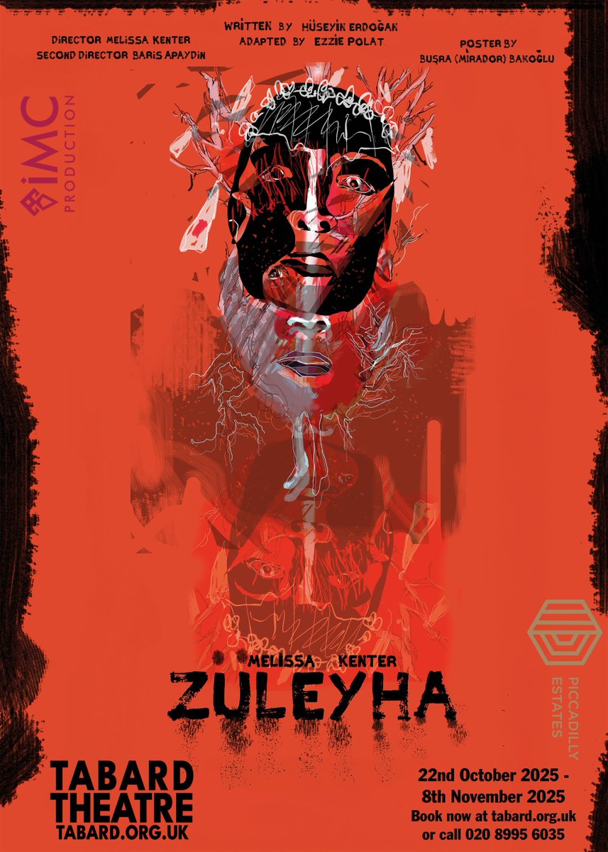 A powerful new one-woman play, Züleyha opens Oct 22 <a href="/TheatreAtTabard/">Tabard Theatre</a>.
Based on a true story, it’s a haunting exploration of silence, survival, and finding your voice.
Adapted by <a href="/ezziepolat/">Ezgi Polat</a> | Performed by Melissa Kenter | Dir. Barış Apaydın
🎟️ Book: tabard.ticketsolve.com/ticketbooth/sh…
