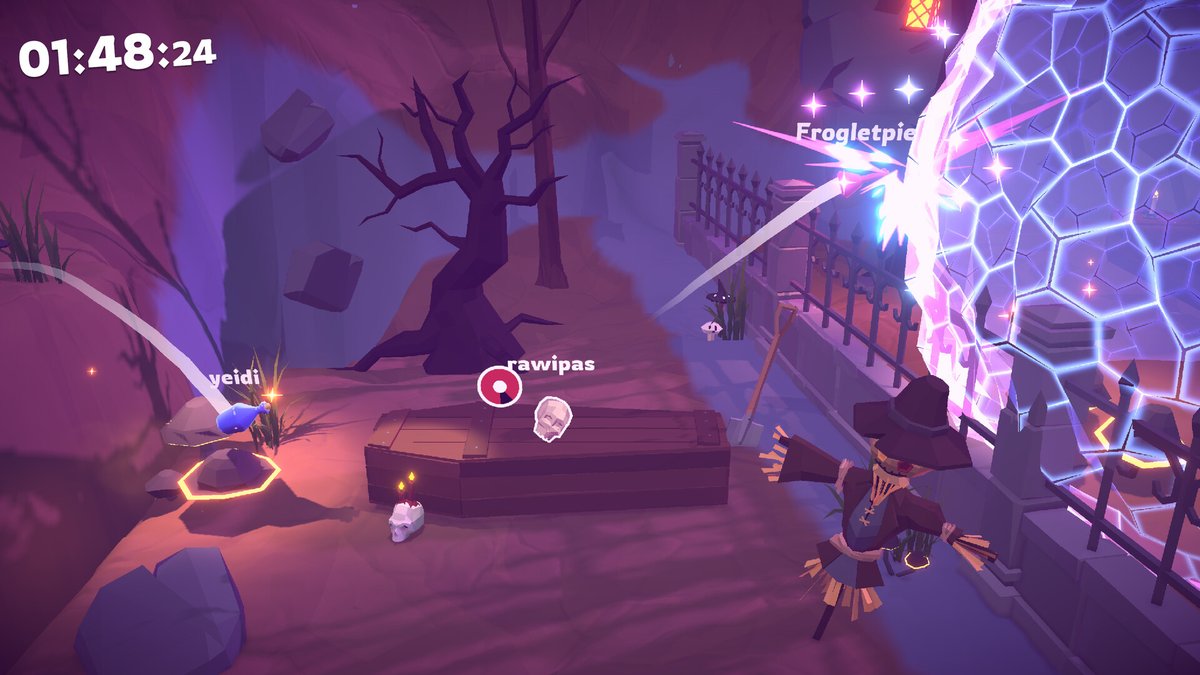 devsanddorks's tweet image. Bottle Cracks by @FrowsyF 🍾

A chaotic solo or party game where you jump through obstacle-filled levels. One wrong move, and your bottle cracks!

#indiegame #indiedev #DDIGS