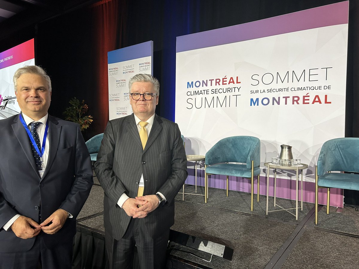 Excellent to meet my 🇪🇺 colleague Special Envoy <a href="/TonyAgotha/">TA</a> in Montreal🇨🇦.