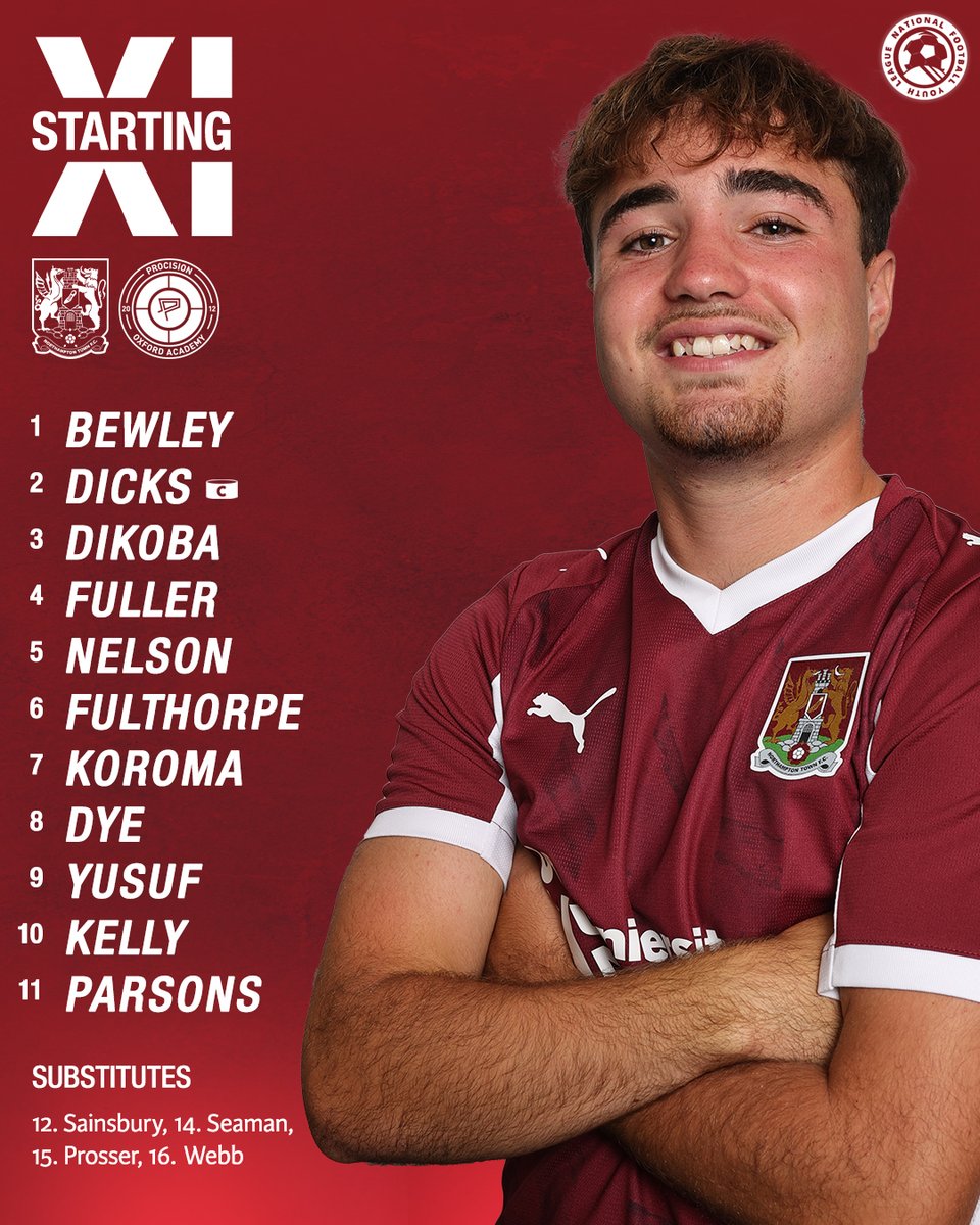 📋 TEAM NEWS: Procision Academy Oxford (H)

Here is how the male elite team line up this afternoon.

#ShoeArmy 👞
