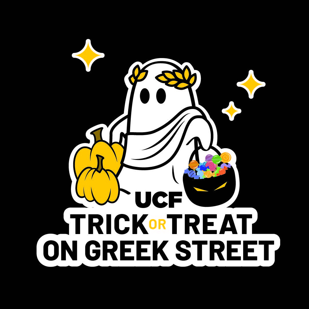 Jamjam487's tweet photo. Did you know UCF hosts an annual Trick or Treat on Greek Street? Join us for an afternoon of spooktacular fun on October 19th! 🍬🎃

Sign Up Here: https://t.co/CnQuP9PwLt https://t.co/I0PRPzZ8FZ
