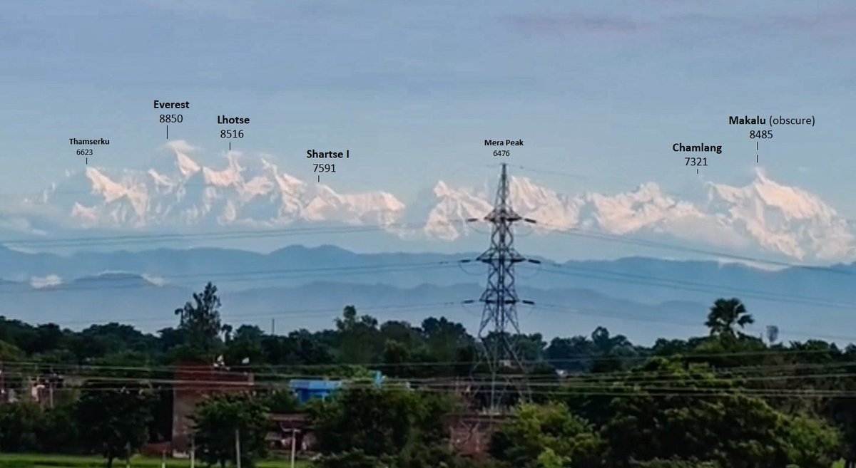 WithLoveBihar's tweet image. Mt.Everest - as seen from

Delhi                          vs.                       Bihar