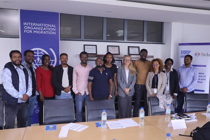 IOMEthiopia's tweet photo. Great meeting with partners of the Migrant Response Plan (#MRP) group in 🇪🇹 to validate the scale of humanitarian needs.

The findings will inform the 2026 MRP appeal and strengthen support for vulnerable migrants along the Eastern Route.

🙏🏾@Sida 🇸🇪 for the support to the MRP. https://t.co/QvnW57MtCo