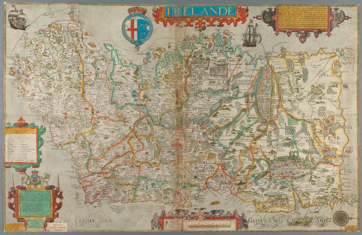tcddublin's tweet image. Rare 16th century sea maps of Ireland, Cromwellian-era land surveys and 19th tourist maps are among the highlights of a new @tcdlibrary exhibition celebrating the holdings of our Glucksman Map Library.

Read more here: tcd.ie/news_events/ar…