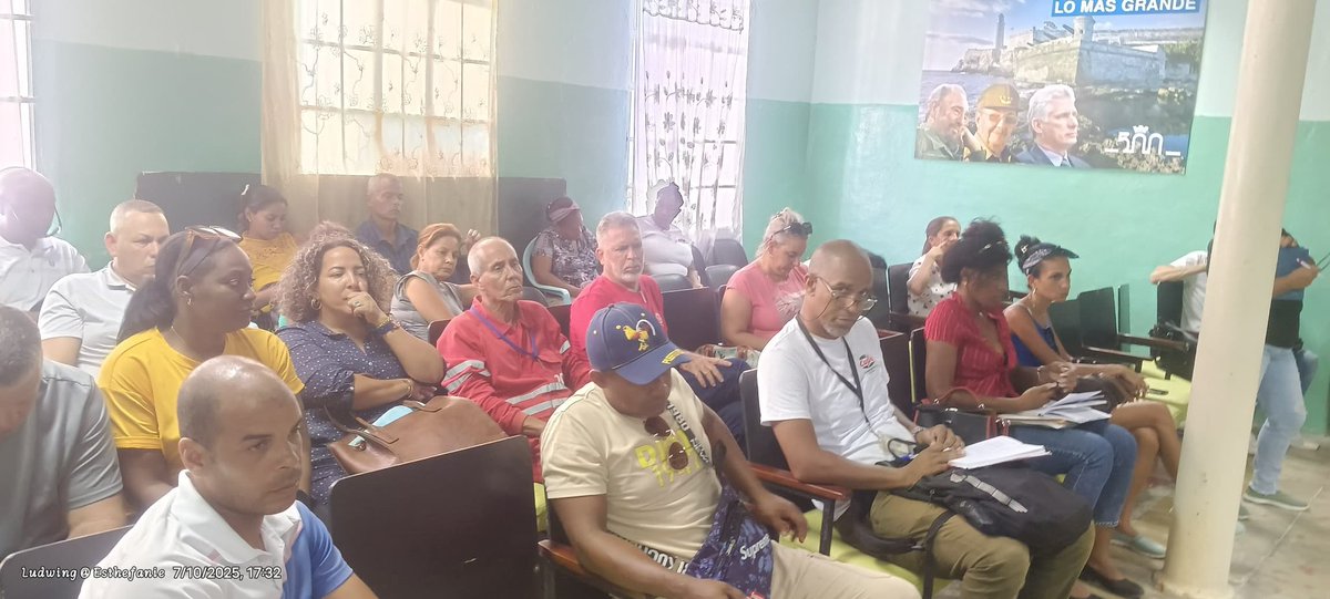 Se puntualiza las actividades a realizar para garantizar consejo populares limpio #100AñosConFidel  #LaHabanaViveEnMí