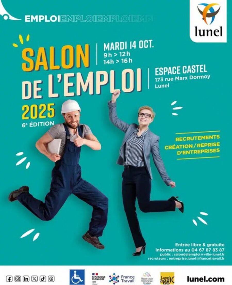 Présence Verte Services au Salon de l’Emploi de Lunel !

Vous cherchez de nouvelles opportunités dans le secteur des services à la personne ? Venez nous rencontrer le 14 octobre au Salon de l’Emploi de Lunel !