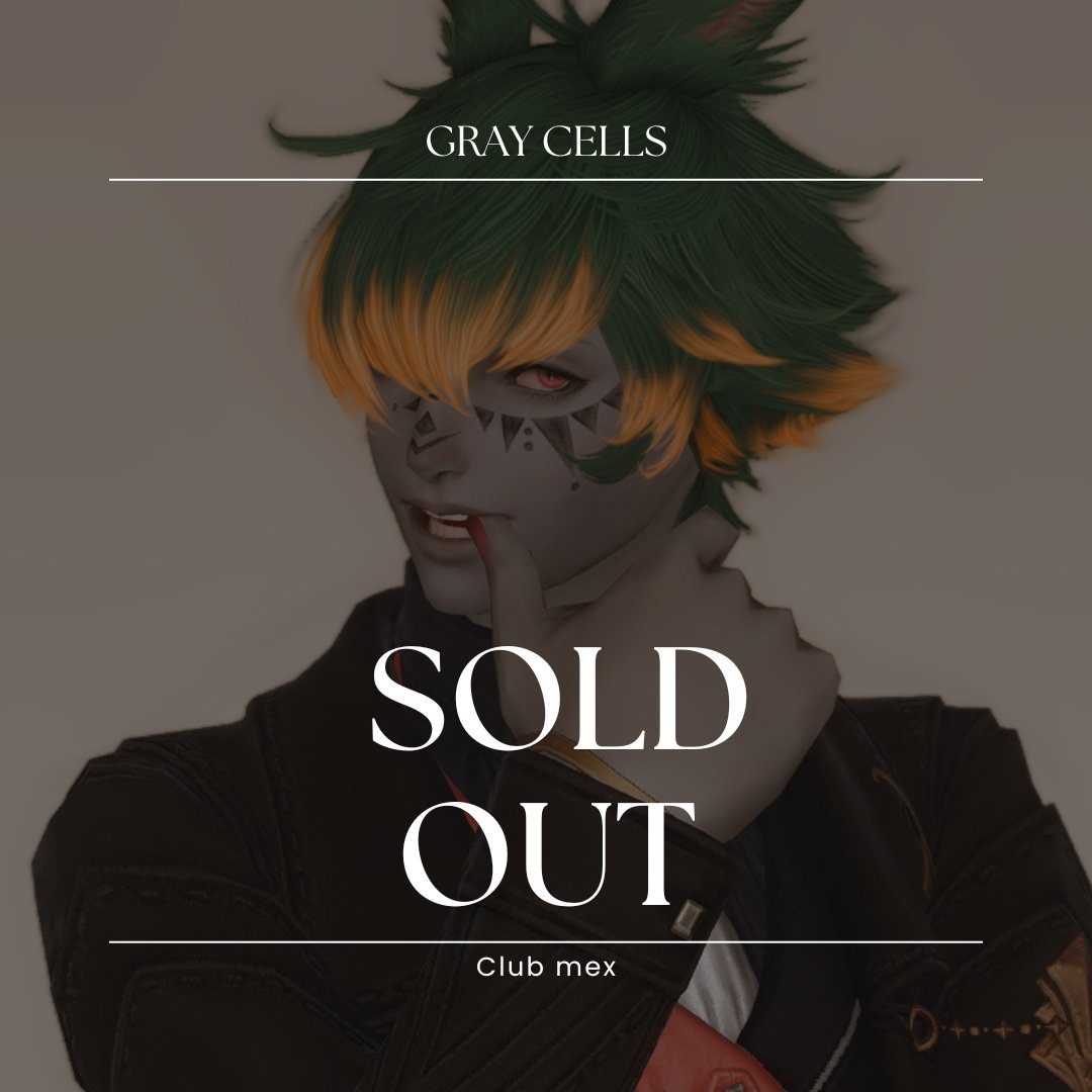 Club_mex_'s tweet photo. ┈┈┈┈┈┈┈┈┈┈┈┈┈┈

       ✧ SOLD OUT ✧

〖グレイ〗はご予約で満枠となりました。
ご予約の申し込み、誠にありがとうございます。

┈┈┈┈┈┈┈┈┈┈┈┈┈┈ https://t.co/DOnnDKrJSP
