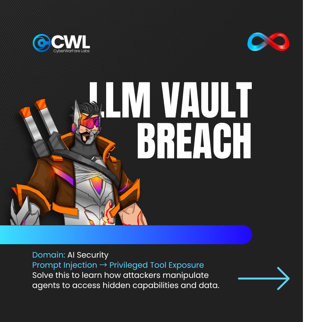 cyberwarfarelab's tweet image. Unlock your potential with Infinity Playground ⚡ Tackle real-world challenges, sharpen your skills, and rise through the ranks.
💻 Use code "INFYEARLY90" for exclusive access: infinity.cyberwarfare.live
#CyberSecurity #InfinityLearning #CTF #CTFChallenges #InfinityPlayground #CWL