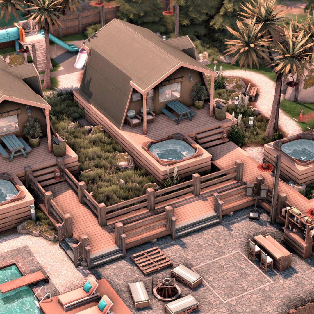 #eapartner
Hi.✨ This time i made a Family Glamping with the new #AdventureAwaits EP. I hope you like it!☁️

| No CC.☁️
| Stop Motion Speed build: m.youtube.com/watch?v=i7HHOu…

#TheSims4 #ShowUsYourBuilds #Ea <a href="/TheSims/">The Sims</a>