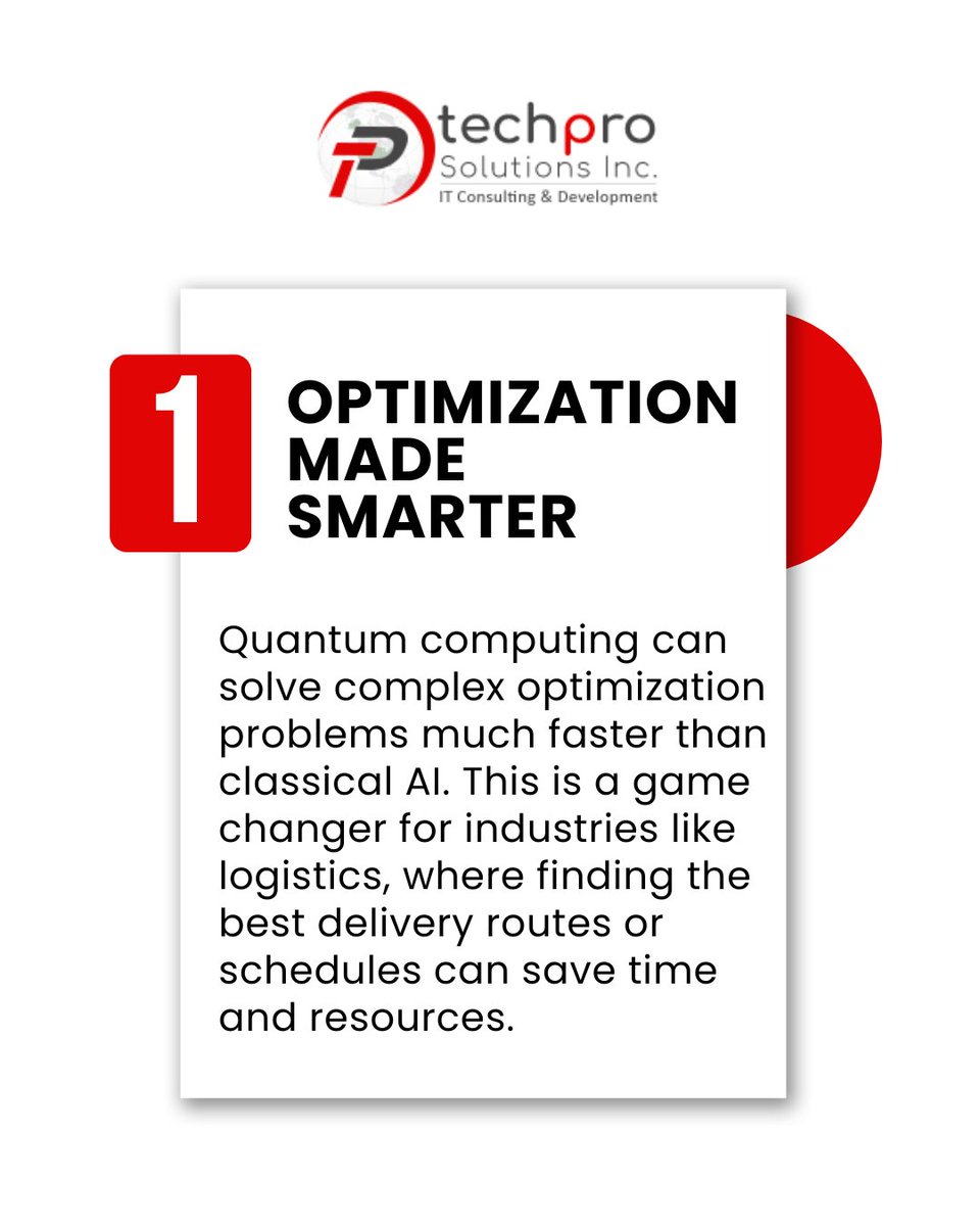 TekProSol's tweet image. Quantum Will Change the Future of AI: Emerging Use Cases Across Industries.
#TechproSolutions #BusinessExcellence #BusinessGrowth #Hire #JobPosting #ITCareer #JobAlert #INC5000 #Tips