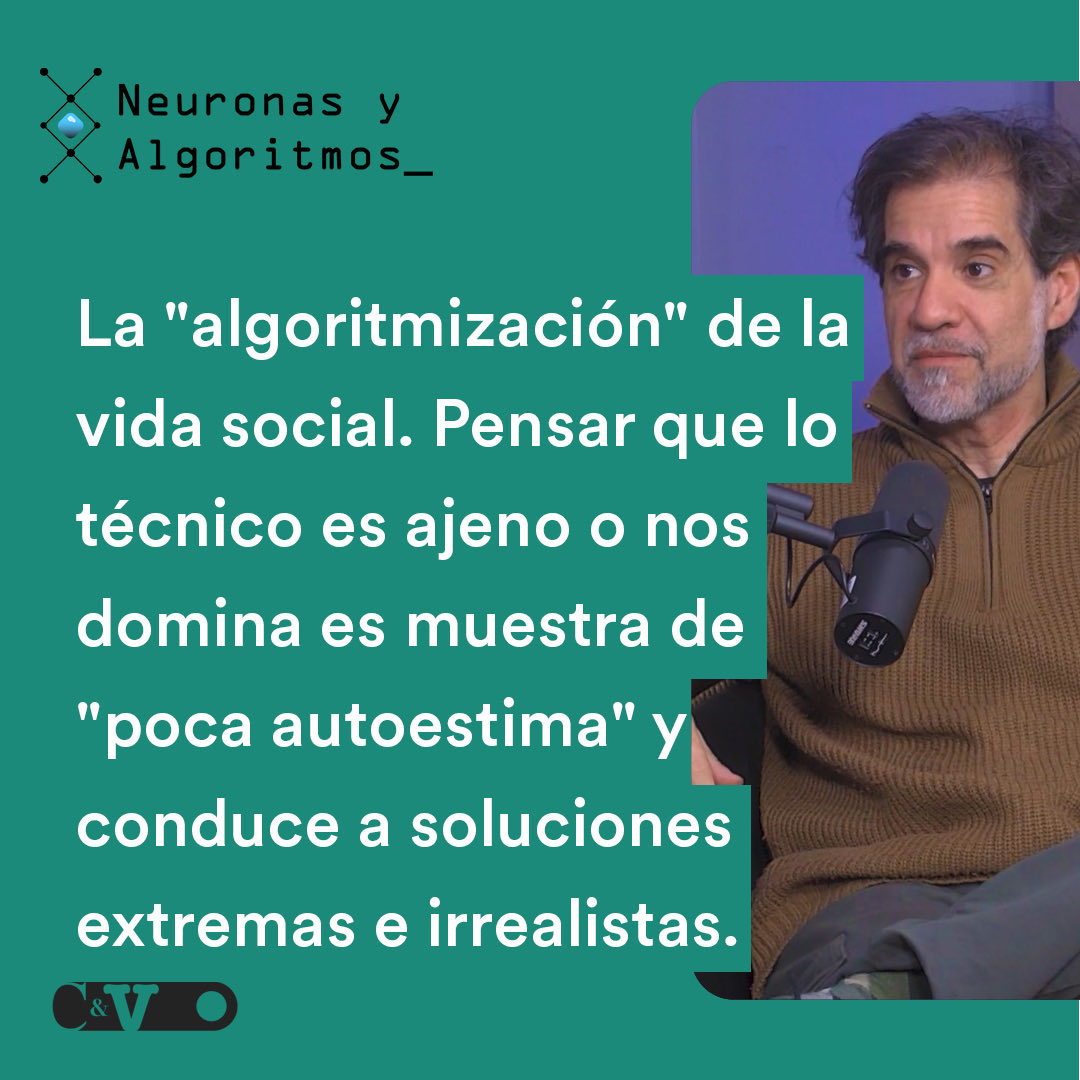 clasicayviral's tweet photo. Episodio #28 de Neuronas y Algoritmos. 
Entre apocalípticos y entusiastas: reflexiones críticas sobre la IA. 
Una conversación entre @estradafrancis y Pablo Manolo Rodríguez. 

📲Lo ves completo en: https://t.co/90MrQ8ltdJ https://t.co/ayaF8oSwrF